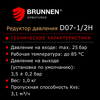 Редуктор давления Brunnen D07-1/2H, изображение 10