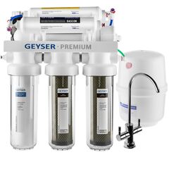 Система обратного осмоса Гейзер Премиум-П, Модификация: с насосом, Минерализация воды: есть, Производительность мембраны: 175 GPD