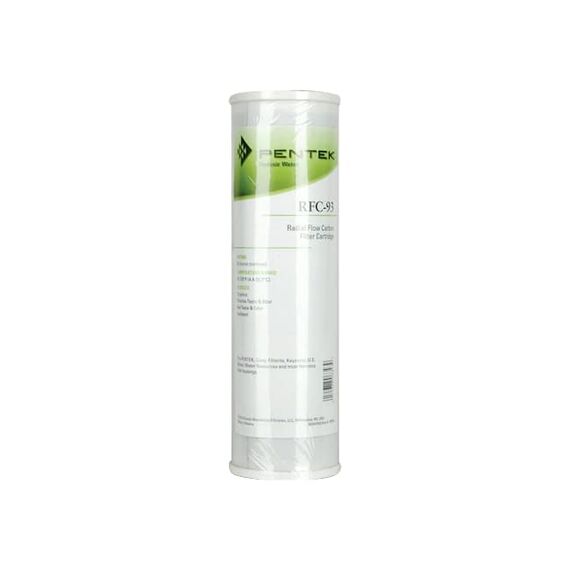 Угольный картридж Pentair (Pentek) RFC-93, Типоразмер: Slim Line 10", Температура воды: до +52 °C, Тонкость очистки: 7 мкм