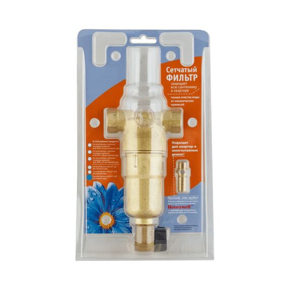 Магистральный сетчатый фильтр atoll FF06-1/2AM, Типоразмер: нестандартный, Внутренняя резьба: 1/2", Температура воды: до +70°C, Тонкость очистки: 100 микрон, изображение 2
