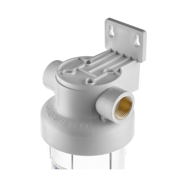 Корпус магистрального фильтра Гейзер Гарант 10SL 3/4", Типоразмер: Slim Line 10", Внутренняя резьба: 3/4", Температура воды: до +40°C, изображение 4