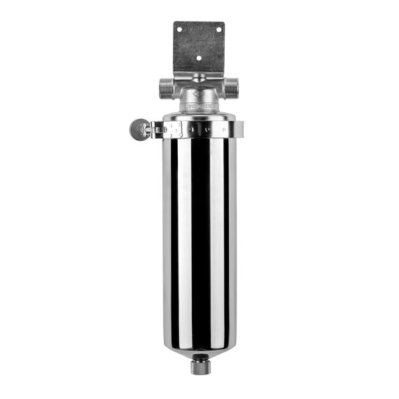 Корпус магистрального фильтра Гейзер Премьер 10SL 3/4", Типоразмер: Slim Line 10", Наружная резьба: 3/4", Температура воды: до +95°C, изображение 5