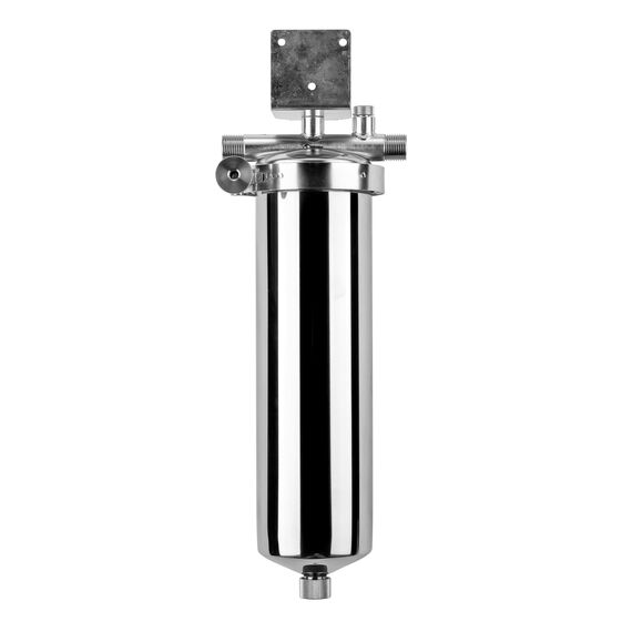 Корпус магистрального фильтра Гейзер Тайфун 10SL 1/2", Типоразмер: Slim Line 10", Наружная резьба: 1/2", Температура воды: до +95°C, изображение 6