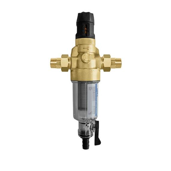 Магистральный фильтр BWT Protector Mini C/R 1/2" HWS, Типоразмер: нестандартный, Наружная резьба: 1/2", Температура воды: до +30°C, Тонкость очистки: 100 микрон
