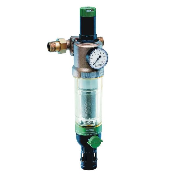 Магистральный фильтр Resideo Braukmann (Honeywell) FK76CS-1AA, Типоразмер: нестандартный, Наружная резьба: 1", Температура воды: до +40°C, Тонкость очистки: 100 микрон