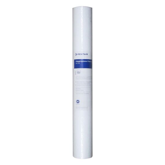 Картридж механической очистки Pentair (Pentek) P5-20, Типоразмер: Slim Line 20", Температура воды: до +62 °C, Тонкость очистки: 5 мкм