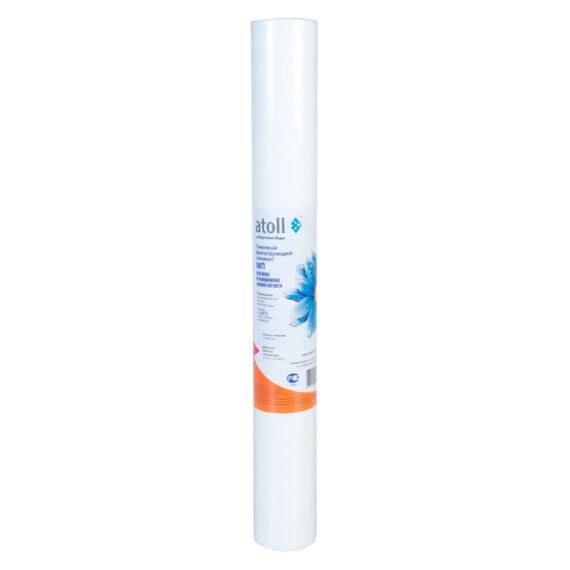 Картридж механической очистки atoll МП-50В-30, Типоразмер: Slim Line 30", Температура воды: до +52 °C, Тонкость очистки: 50 мкм