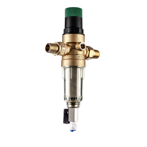 Магистральный фильтр Гейзер Бастион 511 1/2" (7508155233), Типоразмер: нестандартный, Наружная резьба: 1/2", Температура воды: до +40°C, Тонкость очистки: 90 микрон, изображение 3