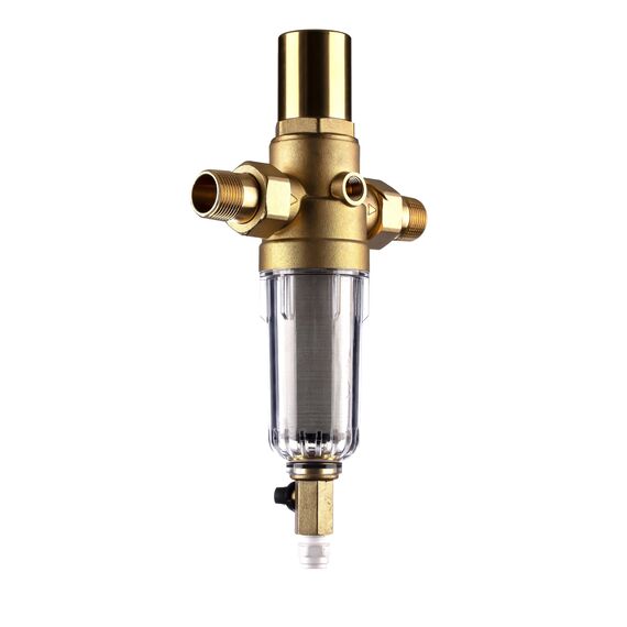 Магистральный фильтр Гейзер Бастион 611 3/4" (7508205233), Типоразмер: нестандартный, Наружная резьба: 3/4", Температура воды: до +40°C, Тонкость очистки: 90 микрон, изображение 3