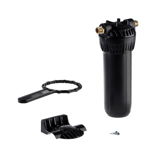 Корпус Гейзер 10SL с металлическими ниппелями 1/2" (ГВС), изображение 2