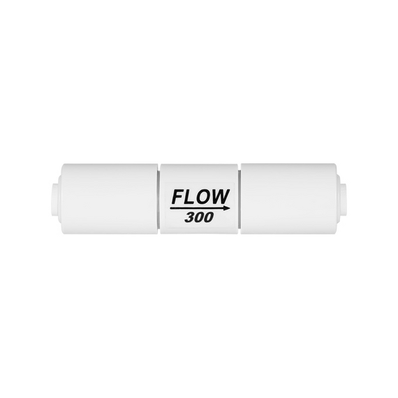 Ограничитель потока FLOW 300 для систем обратного осмоса, Номинальная пропускная способность: 300 мл/мин, Комбинация соединений: 1/4 - 1/4
