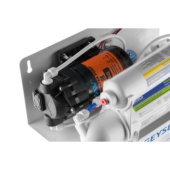 Фильтр для воды Гейзер Аллегро-П с обратным осмосом, Модификация: с насосом, Минерализация воды: нет, Модель питьевого крана: №3, Объём бака (общий): 12 л, изображение 5