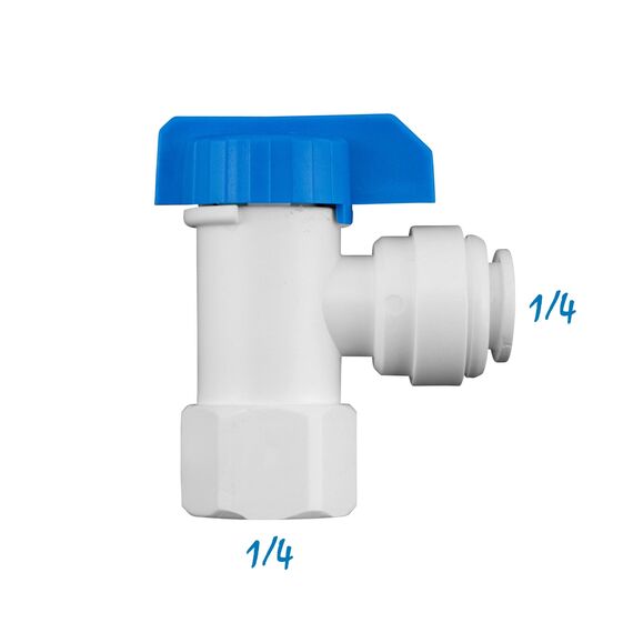 Пластиковый кран CV1144 накопительного бака для осмоса, изображение 2