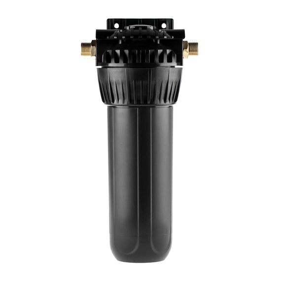 Магистральный фильтр Гейзер 1Г 1/2", Типоразмер: Slim Line 10", Корпус: термостойкий, Наружная резьба: 1/2", Температура воды: до +95°C, Тонкость очистки: 5 микрон, изображение 6