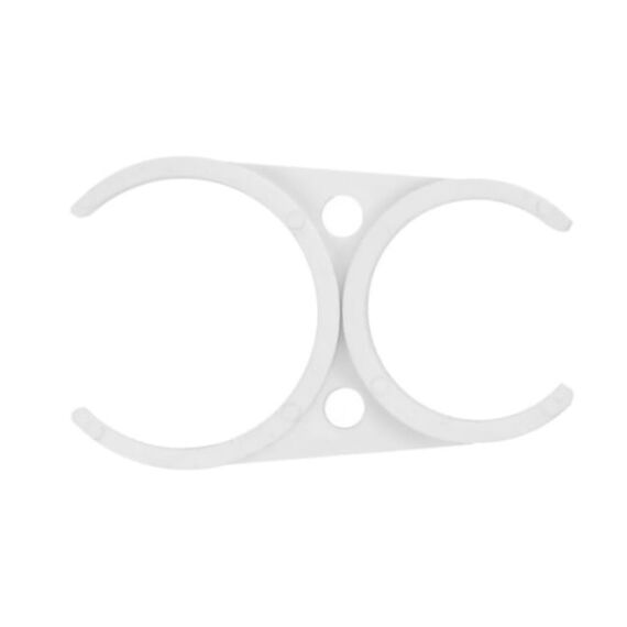 Двойная крепёжная клипса CLD2500W (2 1/2" - 2")