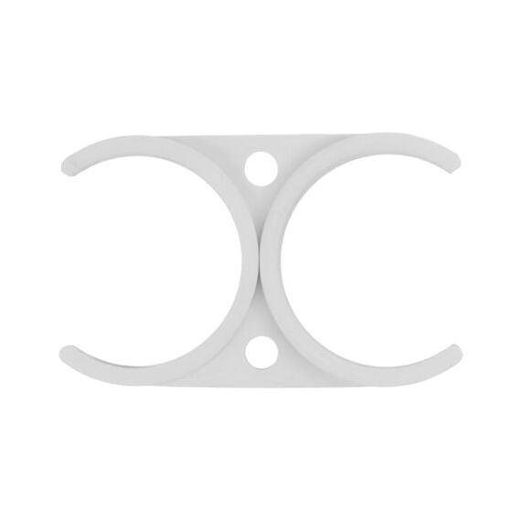 Двойная крепёжная клипса 2 1/2" - 2 1/2"