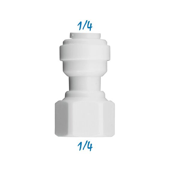 Переходник FA0404 для фильтра воды, Комбинация соединений: 1/4 - 1/4, изображение 2