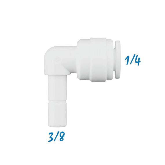 Переходник SE0406 для фильтра воды, Комбинация соединений: 1/4 - 3/8, изображение 2