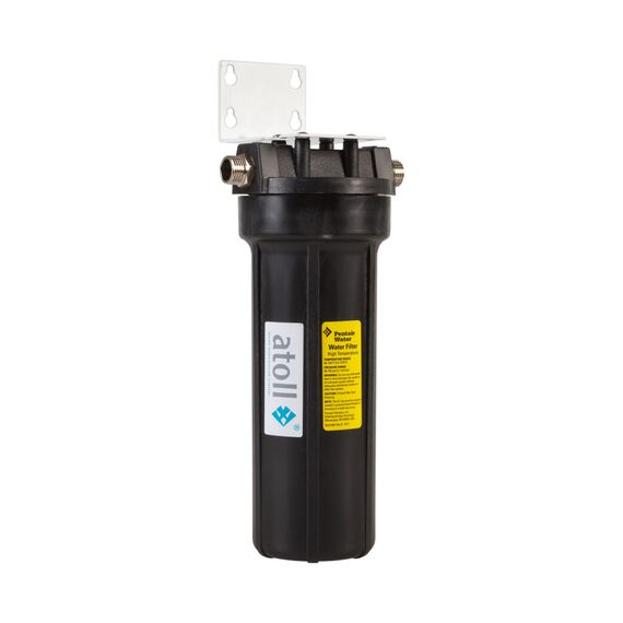 Магистральный фильтр atoll I-11SH-p MAX, Типоразмер: Slim Line 10", Наружная резьба: 1/2", Температура воды: до +70°C, Тонкость очистки: 5 микрон