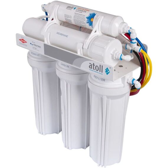 Фильтр для воды atoll A-550 STD (A-560E) с обратным осмосом, Модификация: без насоса, Минерализация воды: нет, Модель питьевого крана: A-8883-CP, Объём бака (общий): 18 л, изображение 5