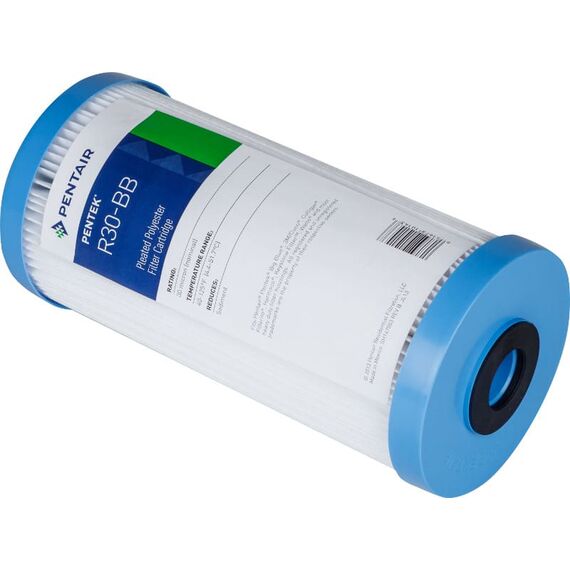 Картридж механической очистки Pentair (Pentek) R-30 BB, Типоразмер: Big Blue 10", Температура воды: до +52 °C, Тонкость очистки: 30 мкм , изображение 3