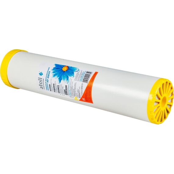 Картридж atoll RF-BB20 для удаления железа, Типоразмер: Big Blue 20", Температура воды: до +38 °C, Тонкость очистки: не нормируется, изображение 3