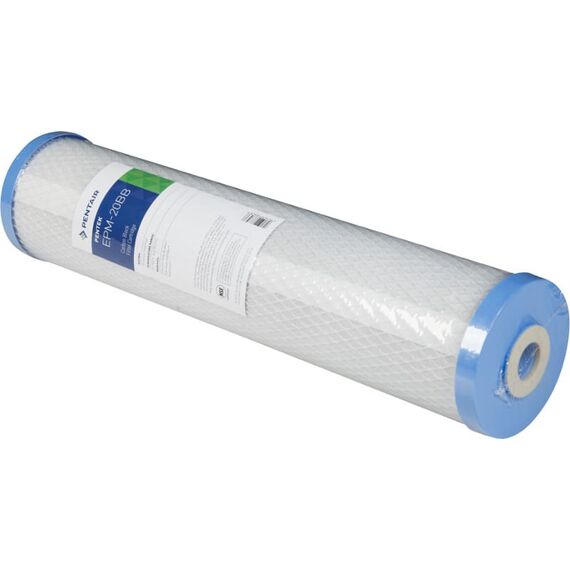 Угольный картридж Pentair (Pentek) EPM-20BB, Типоразмер: Big Blue 20", Температура воды: до +82 °C, Тонкость очистки: 10 мкм , изображение 2