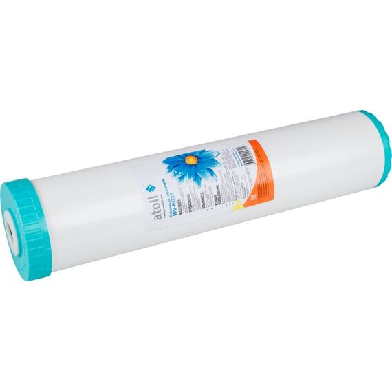 Картридж atoll WS-BB20 для умягчения жёсткой воды, Типоразмер: Big Blue 20", Температура воды: до +52 °C, изображение 2