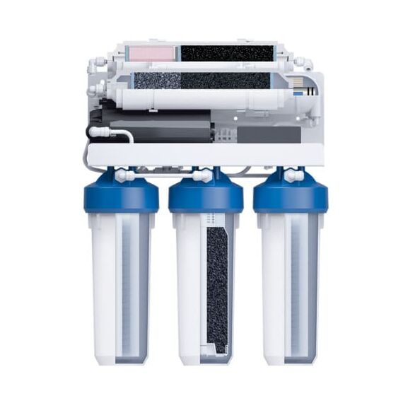 Фильтр для воды Барьер Профи Осмо 100 Boost М с обратным осмосом, Модификация: с насосом, Минерализация воды: есть, Производительность мембраны: 100 GPD, изображение 2