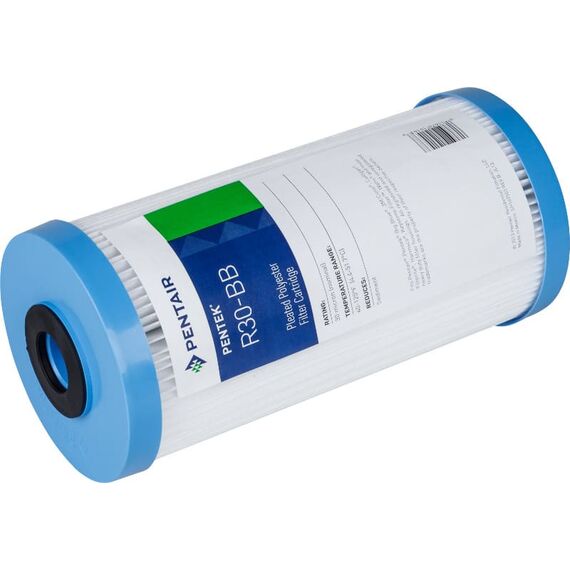Картридж механической очистки Pentair (Pentek) R-30 BB, Типоразмер: Big Blue 10", Температура воды: до +52 °C, Тонкость очистки: 30 мкм , изображение 2