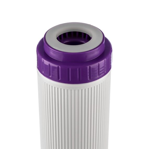 Картридж Гейзер БАФ для сорбционной очистки и обезжелезивания воды, Типоразмер: Slim Line 10", Температура воды: до +40 °C, Тонкость очистки: не нормируется, изображение 4