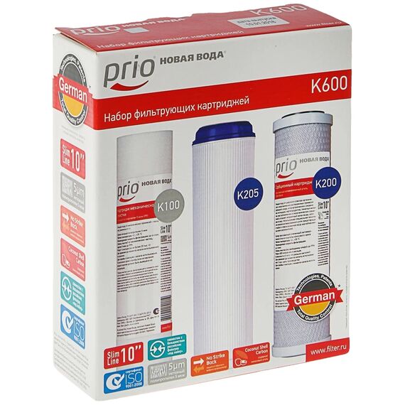 Набор сменных картриджей Prio Новая Вода K600, изображение 2