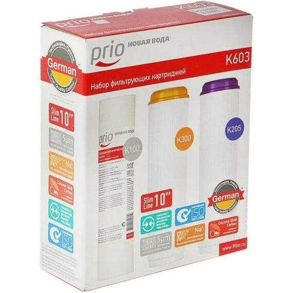 Набор сменных картриджей Prio Новая Вода K603, изображение 2