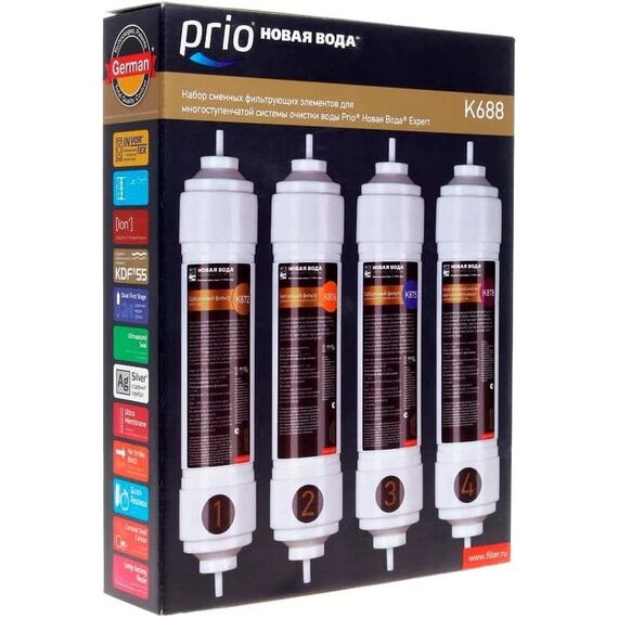 Набор сменных картриджей Prio Новая Вода K688, изображение 2