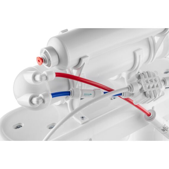 Фильтр для воды Гейзер Престиж с обратным осмосом, Модификация: без насоса, Минерализация воды: нет, Модель питьевого крана: №6, Объём бака (общий): 12 л, изображение 2