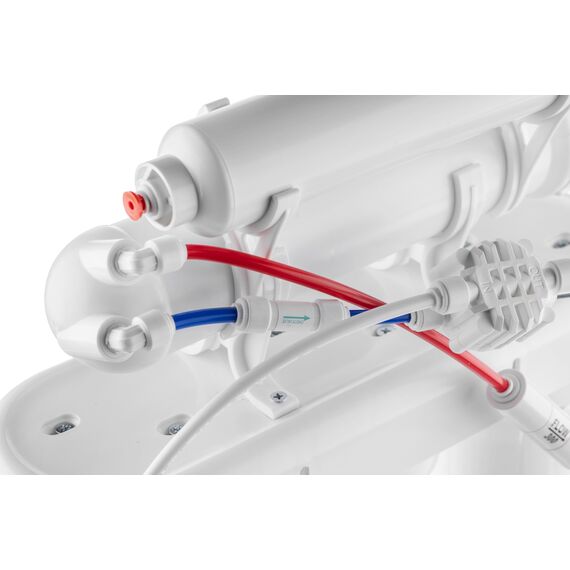 Фильтр для воды Гейзер Престиж с обратным осмосом (бак 2G), Модификация: без насоса, Минерализация воды: нет, Модель питьевого крана: №3, Объём бака (общий): 8 л, изображение 4
