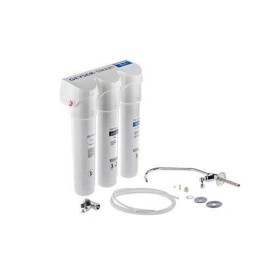 Проточный питьевой фильтр Гейзер Смарт комплексная очистка (кран 3), Модификация: для мягкой воды, Модель питьевого крана: №3, изображение 10
