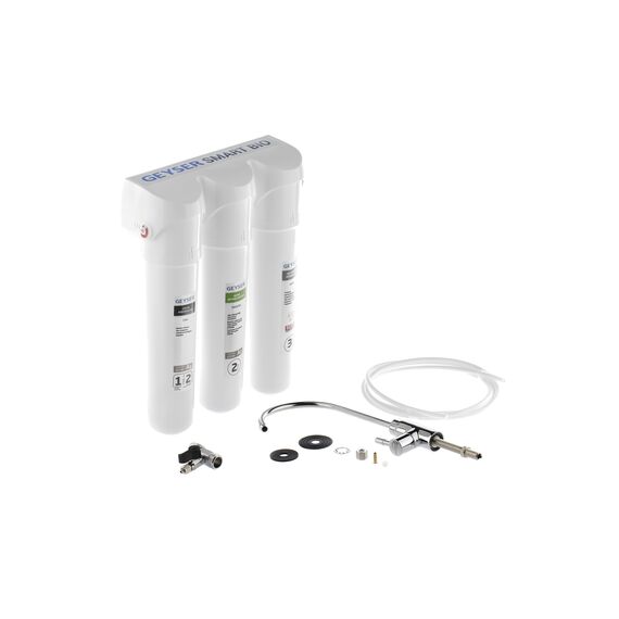Проточный питьевой фильтр Гейзер Смарт Био 511 для обеззараживания воды, Модификация: для мягкой воды, Модель питьевого крана: №6, изображение 9