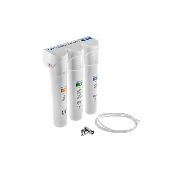 Проточный питьевой фильтр Гейзер Смарт для жесткой воды (без крана), Модификация: для жёсткой воды, Модель питьевого крана: без крана, изображение 10