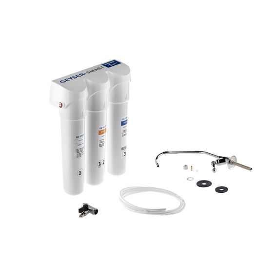 Проточный питьевой фильтр Гейзер Смарт (кран 3), Модификация: для жёсткой воды, Модель питьевого крана: №3, изображение 9
