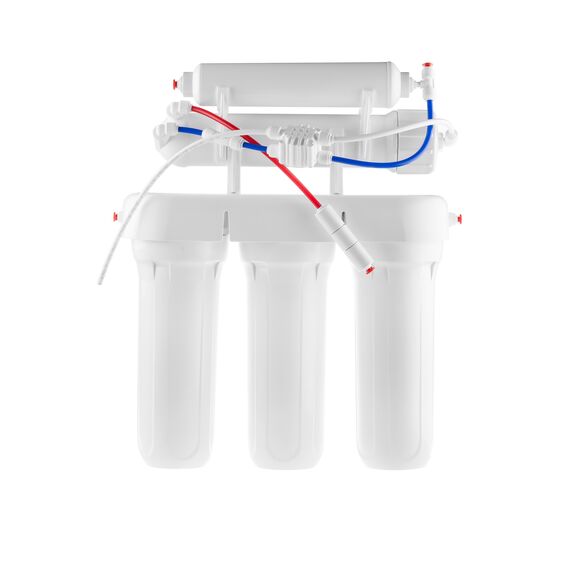 Фильтр для воды Гейзер Престиж с обратным осмосом, Модификация: без насоса, Минерализация воды: нет, Модель питьевого крана: №6, Объём бака (общий): 12 л, изображение 3