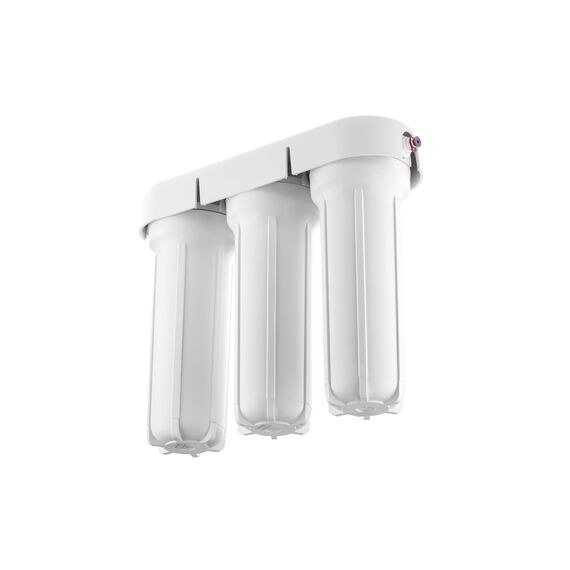 Проточный питьевой фильтр Гейзер Био 321, Модификация: для жёсткой воды, Колбы: матовые, Модель питьевого крана: №6, изображение 3