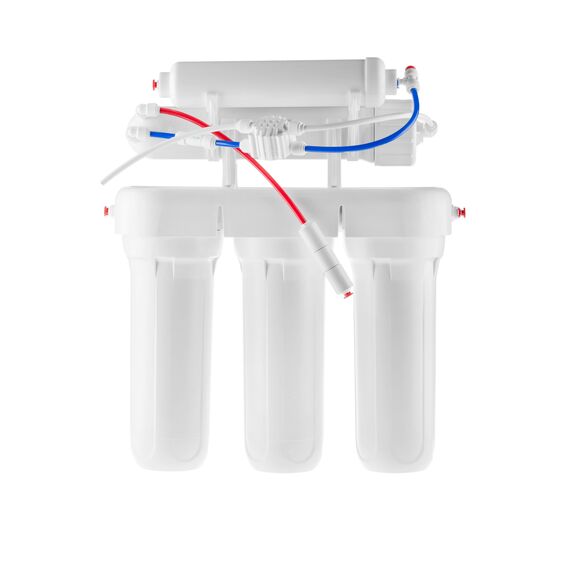 Фильтр для воды Гейзер-Нанотек с нанофильтрационной мембраной, Модификация: без насоса, Минерализация воды: нет, Модель питьевого крана: №6, Объём бака (общий): 12 л, изображение 3