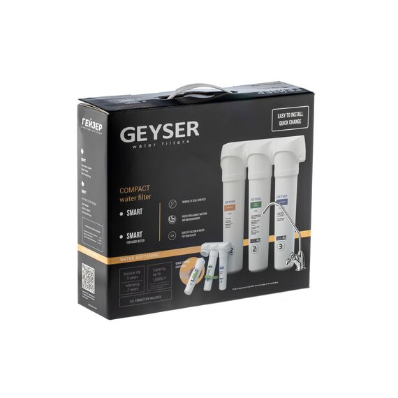 Проточный питьевой фильтр Гейзер Смарт для жесткой воды, Модификация: для жёсткой воды, Модель питьевого крана: №3, изображение 11