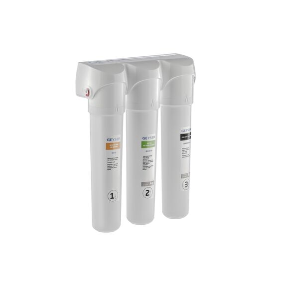 Проточный питьевой фильтр Гейзер Смарт Био 521 для обеззараживания воды, Модификация: для жёсткой воды, Модель питьевого крана: №6, изображение 6