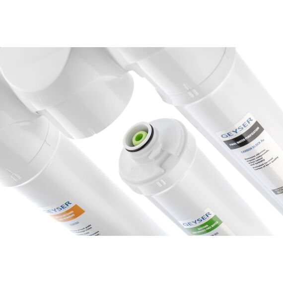 Проточный питьевой фильтр Гейзер Смарт Био 521 для обеззараживания воды, Модификация: для жёсткой воды, Модель питьевого крана: №6, изображение 4