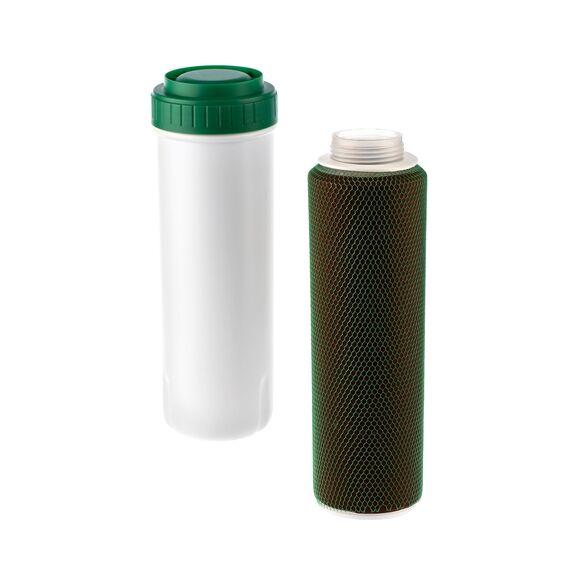 Картридж Гейзер Арагон-М Био для очистки и обеззараживания воды с низким уровнем минерализации, Рекомендован для: мягкой воды, Типоразмер: Slim Line 10", Температура воды: до +75 °C, Удаление вирусов и бактерий: да, изображение 6