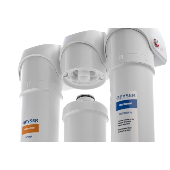 Проточный питьевой фильтр Гейзер Смарт для жесткой воды, Модификация: для жёсткой воды, Модель питьевого крана: №3, изображение 4