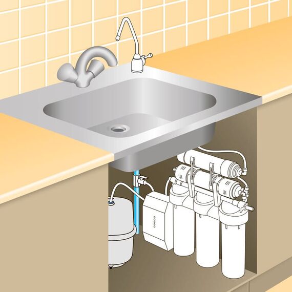 Фильтр для воды Prio Новая Вода Praktic Osmos OU600 с обратным осмосом, изображение 6