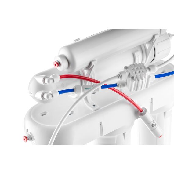 Фильтр для воды Гейзер-Нанотек с нанофильтрационной мембраной, Модификация: без насоса, Минерализация воды: нет, Модель питьевого крана: №6, Объём бака (общий): 12 л, изображение 4